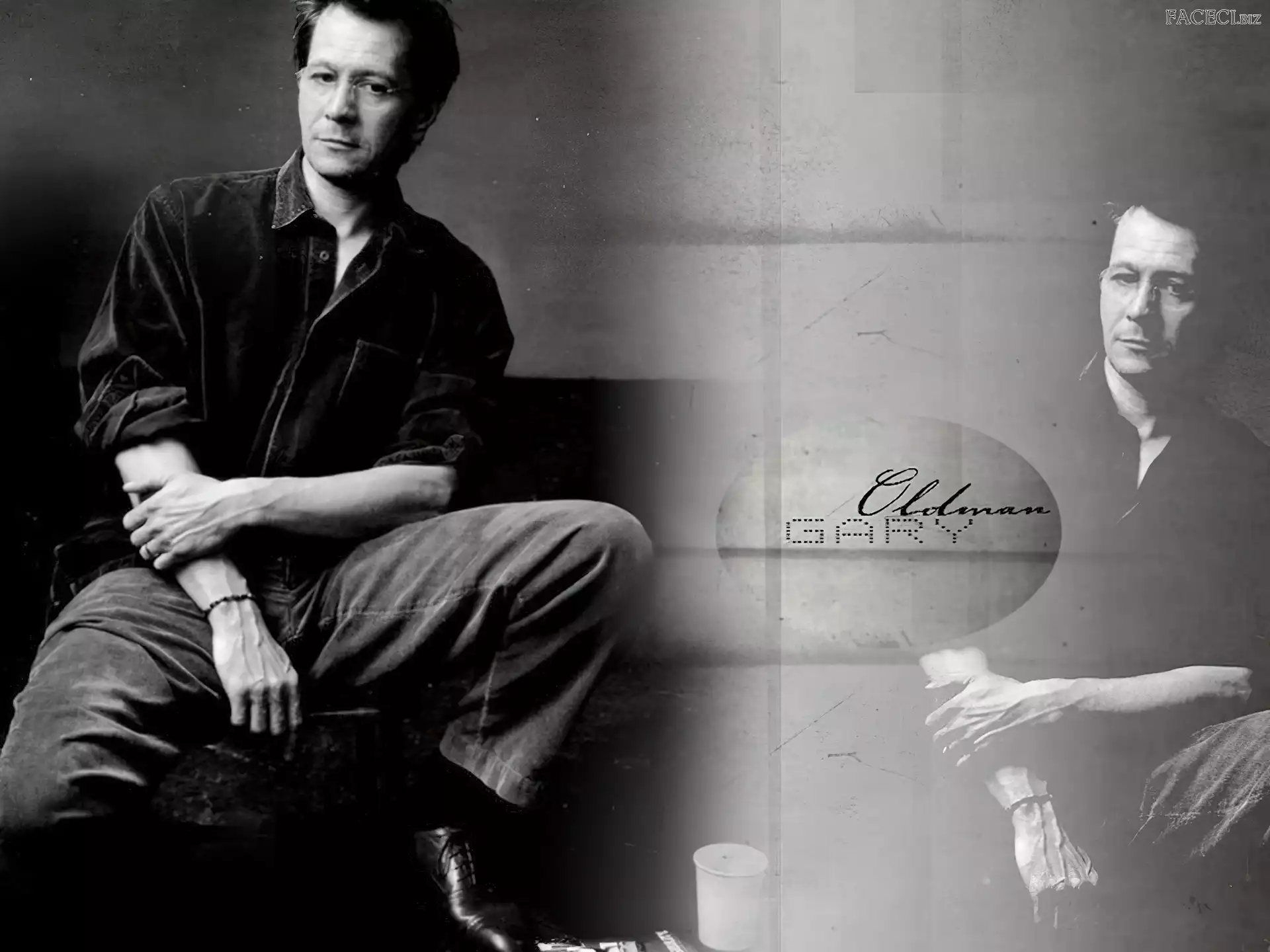 czarna koszula, Gary Oldman